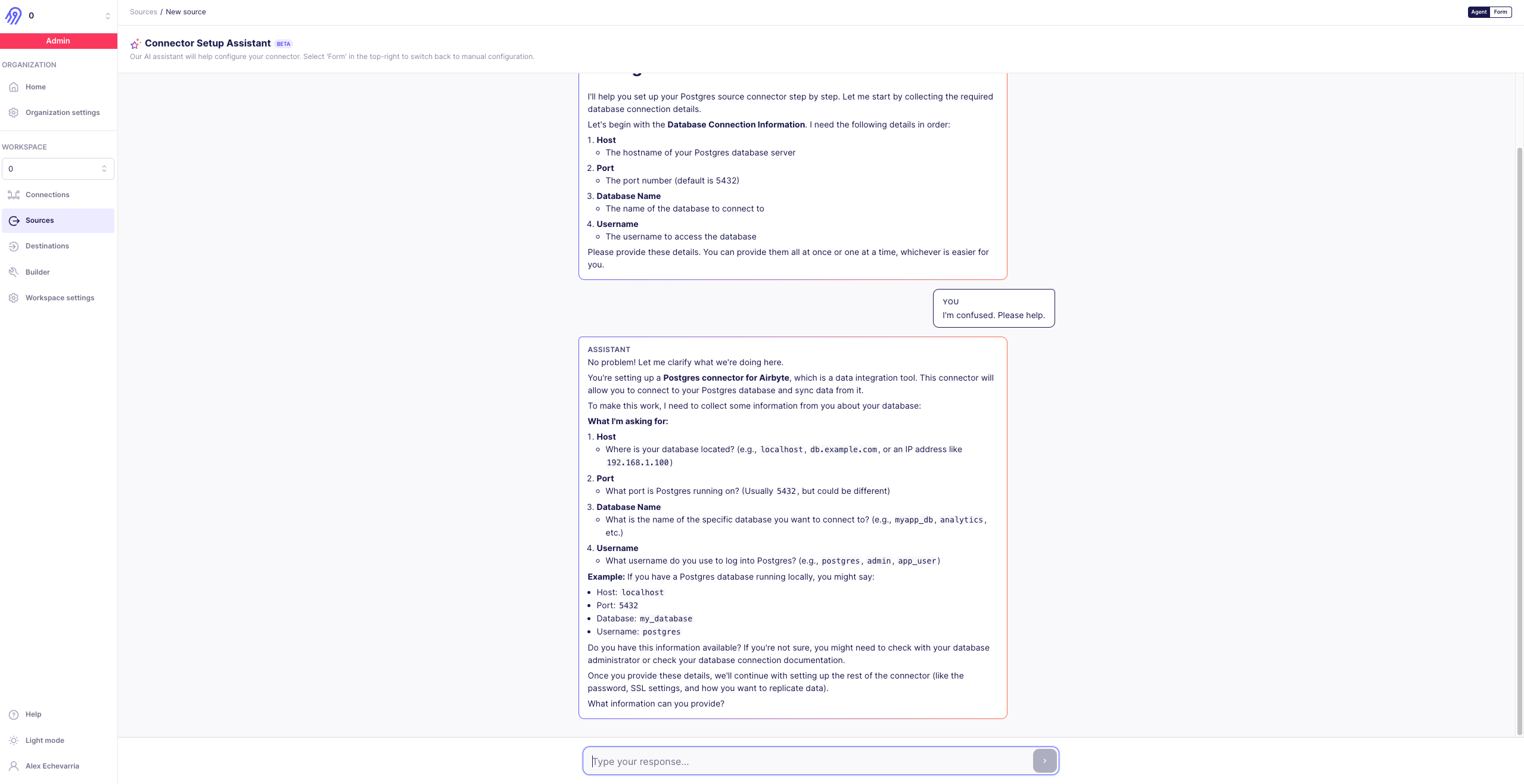 AI-Assisted Connector Configuration screenshot